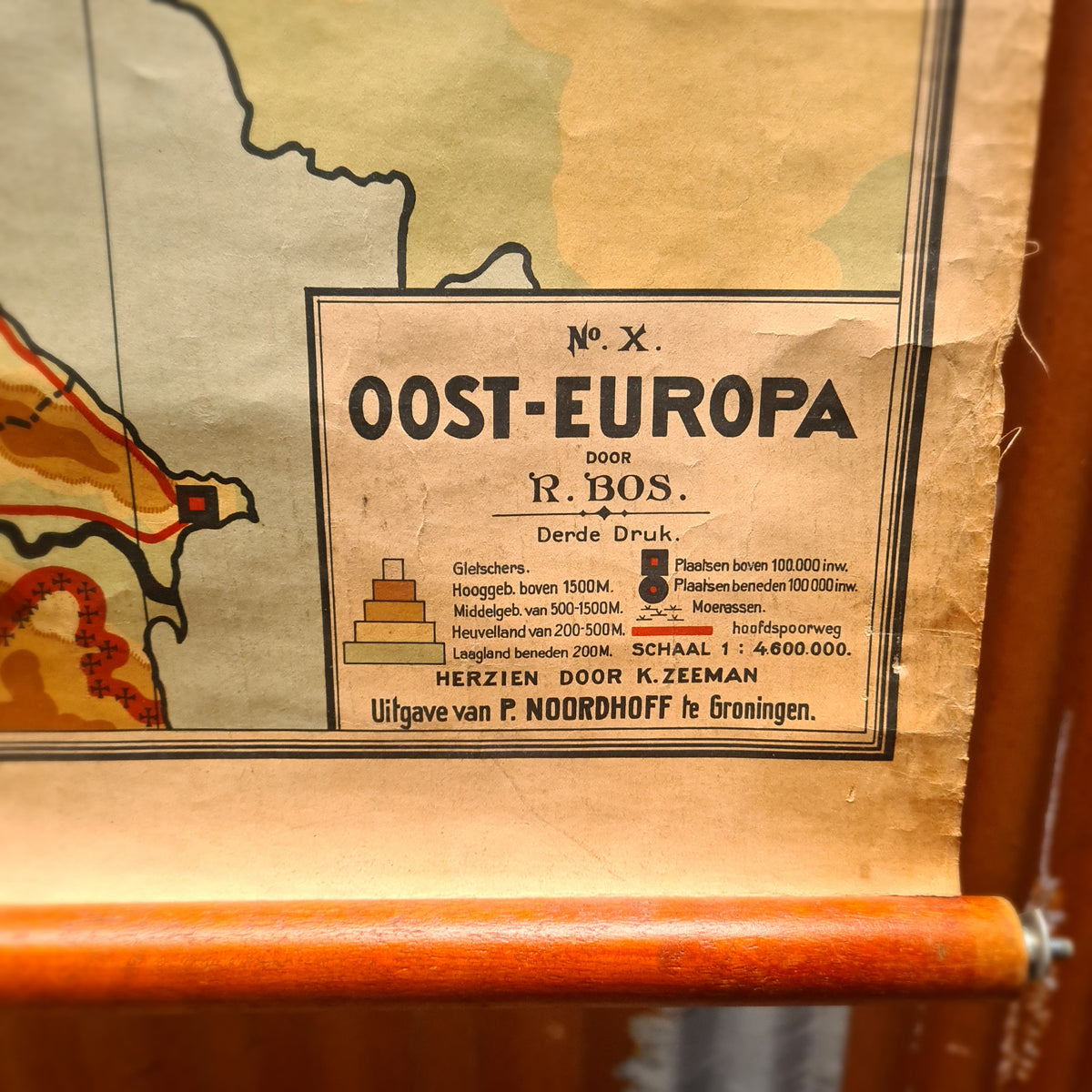 Topografische schoolkaarten; Oost-Europa