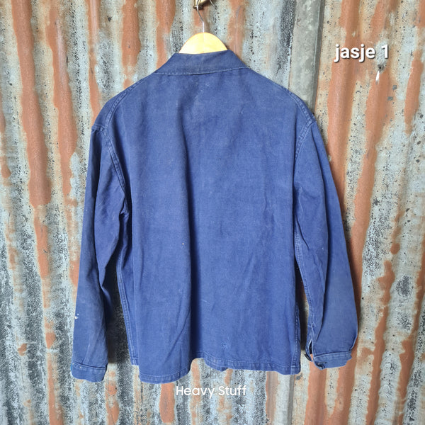 Vintage Frans Werkjasje – Bleu de Travail