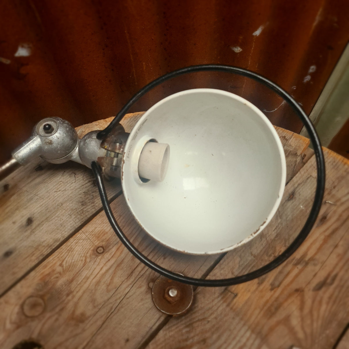 Jieldé lamp - twee armen, industrieel design