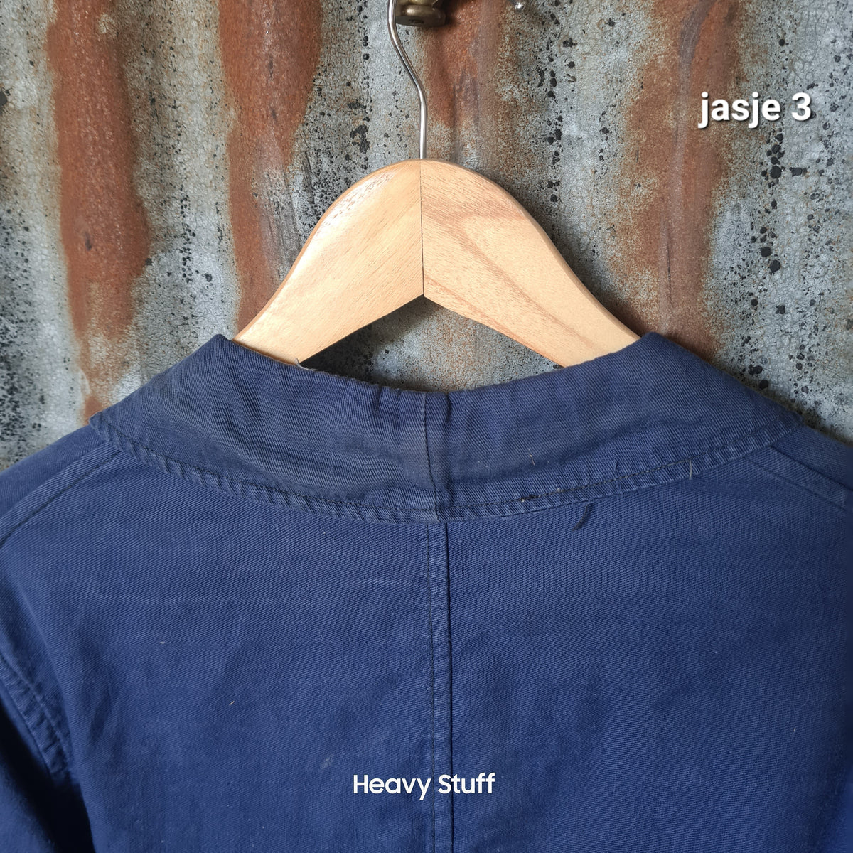Vintage Frans Werkjasje – Bleu de Travail
