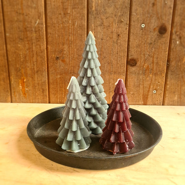 Kerstboomkaarsen set van 3 stuks