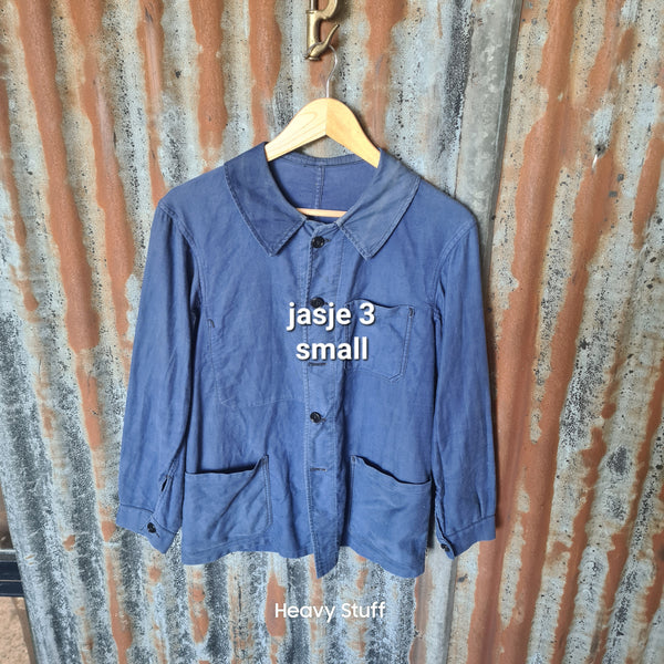 Vintage Frans Werkjasje – Bleu de Travail