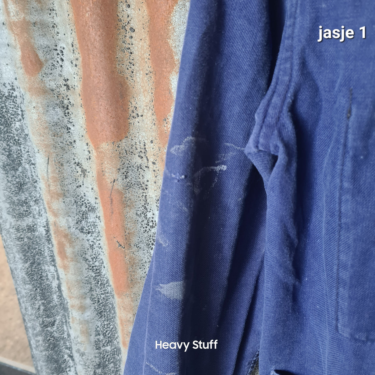 Vintage Frans Werkjasje – Bleu de Travail