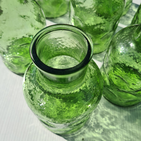 Karaf met stop van geknepen Empoli glas