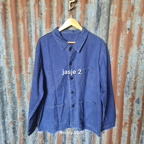 Vintage Frans Werkjasje – Bleu de Travail